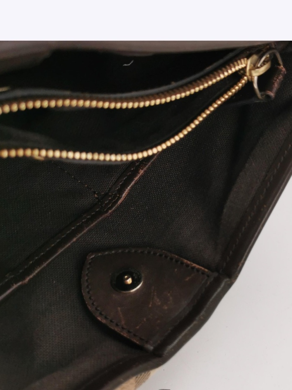 Burberry Nova Check Canvas Leather Satchel Handbag - Picture 5 of 6